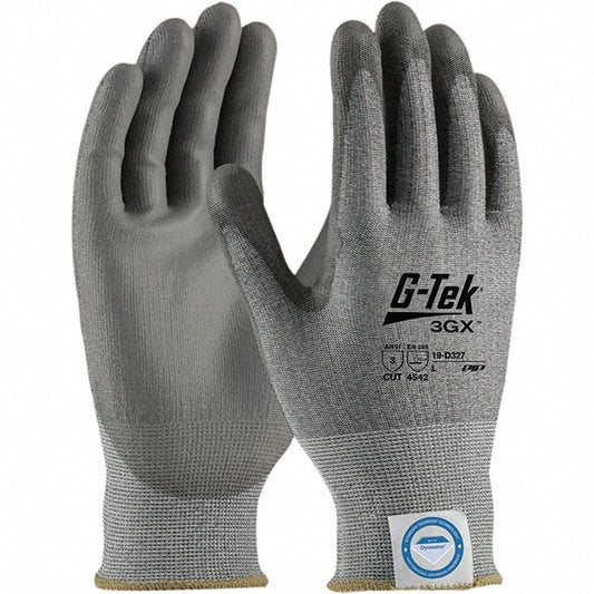 PIP 19-D327/XL Cut, Puncture & Abrasion-Resistant Gloves G-Tek® 19-D327, Size X-Large, ANSI Cut A3, ANSI Puncture 2, Polyurethane, Dyneema Diamond
