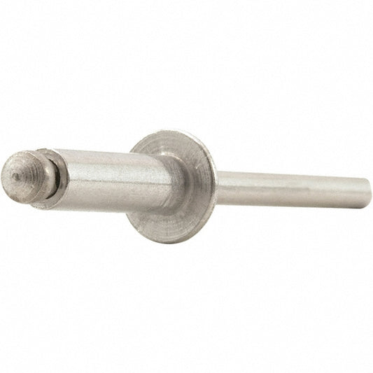 STANLEY Engineered Fastening POPAD42ABS Open End Blind Rivet Size 4, Dome Head, Aluminum Body, Aluminum Mandrel