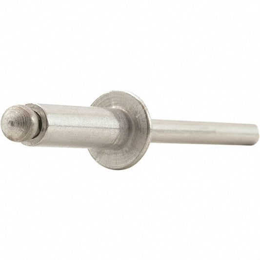 STANLEY Engineered Fastening POPAD42BS Open End Blind Rivet Size 4, Dome Head, Aluminum Body, Steel Mandrel