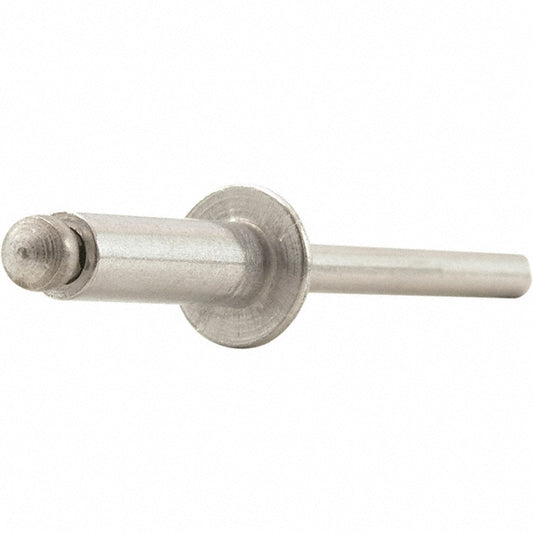 STANLEY Engineered Fastening POPAD64ABS Open End Blind Rivet Size 6, Dome Head, Aluminum Body, Aluminum Mandrel