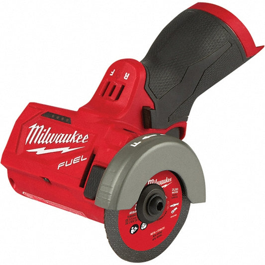 Milwaukee Tool 2522-20 Cut-Off Tools & Cut-Off-Grinder Tools Type of Power Cordless Wheel Diameter 3 in Handle Type Trigger Speed (RPM) 20000 Voltage 12.0 V Wheel Diameter (Inch) 3 Brushless Motor Yes Handle Type Trigger Batteries Included No Number Of Batter