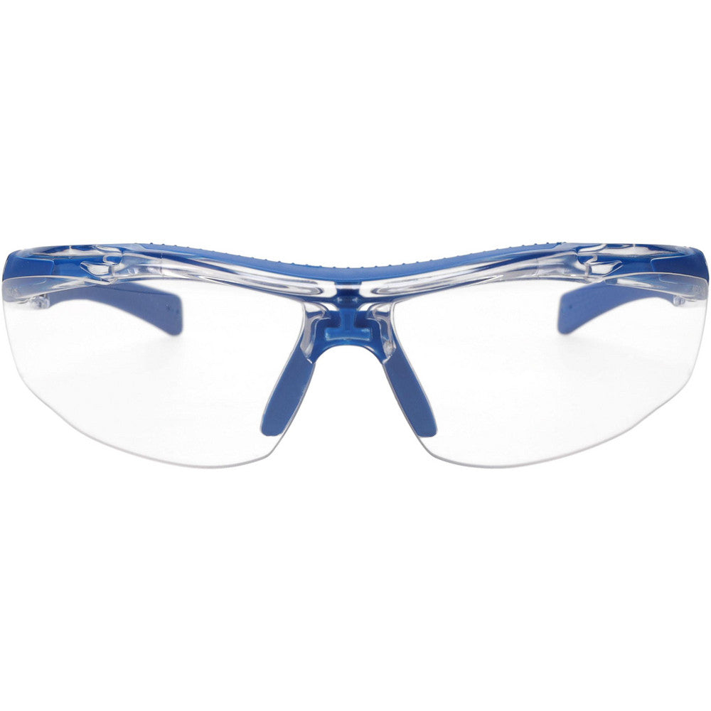 PRO-SAFE PSSGRBT Safety Glass Anti-Fog & Scratch-Resistant, Polycarbonate, Clear Lenses, Frameless, UV Protection