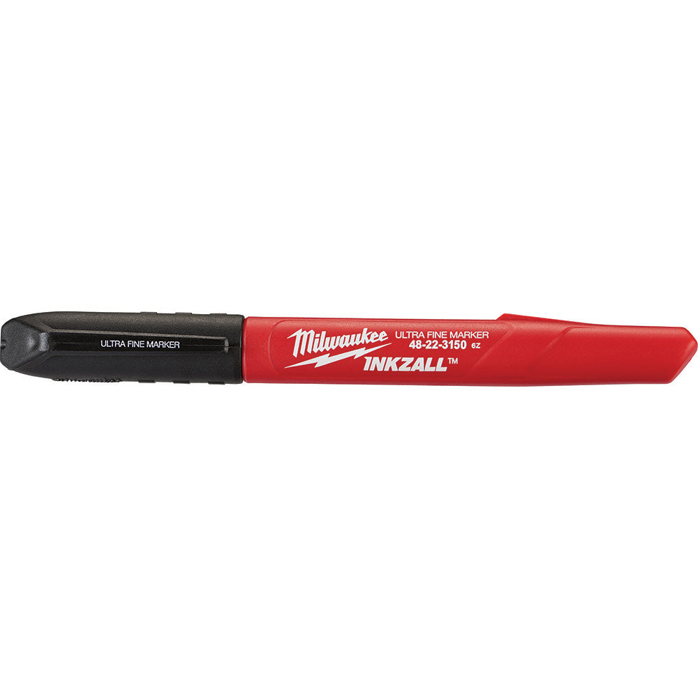 Milwaukee Tool 48-22-3150 UV Marker Black, AP Non-Toxic, Ultra Fine Point