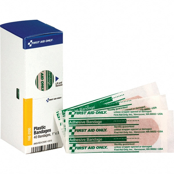 First Aid Only FAE-3100 Pack of (40) 2-7/16" Long x 1-7/8" Wide, General Purpose Wound Care