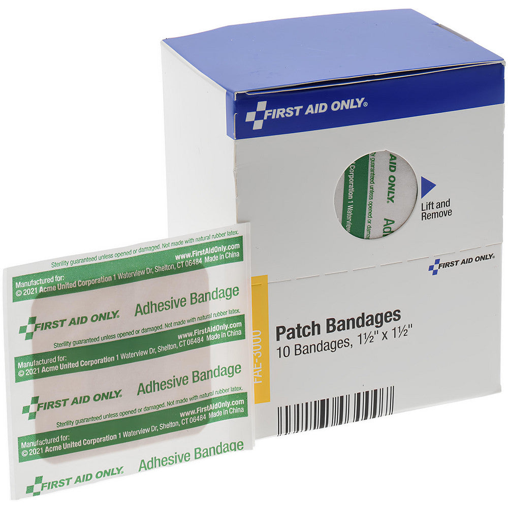 First Aid Only FAE-3000 Pack of (10) 1-1/2" Long x 1-1/2" Wide, General Purpose Wound Care