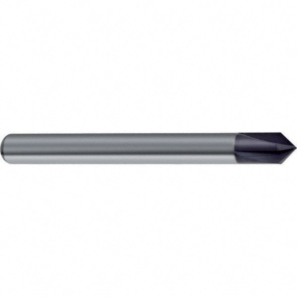 Guhring 9067130100000 Chamfer Mill 10.00 mm Dia, 10.00 mm Shank Dia, 90 deg, 4 Flute, Solid Carbide, Single End