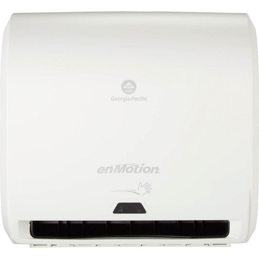 Georgia Pacific 59447A Enmotion Impulse 10" 1-Roll Automated Touchless Paper Towel Dispenser, White