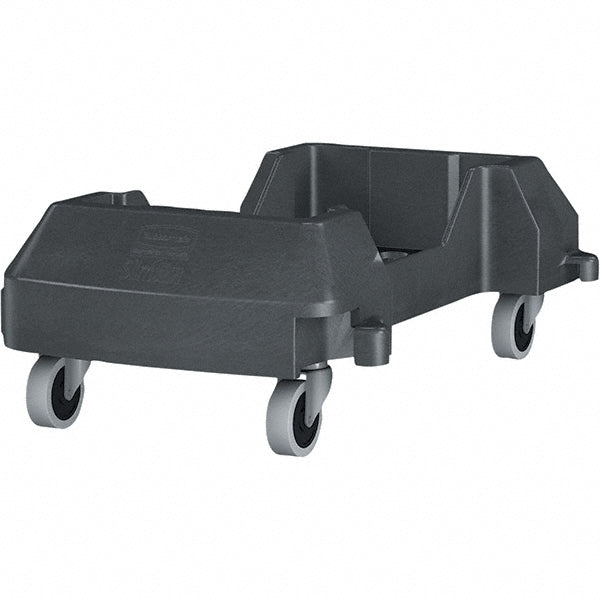 Rubbermaid 1980602 SLIM JIM Plastic Single Trash/Garbage Can/Bin Dolly for Use with 16/23 Gal Vented Slim Jim Containers, Black