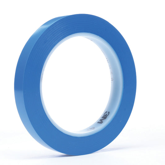 3M 7000047463 Masking Tape 1" Wide, 36 yd Long, 5.2 mil Thick, Blue