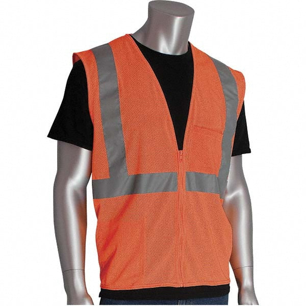 PIP 302-0702Z-OR/5X High Visibility Vest  5X-Large, General Purpose Vest,  ANSI Class 2