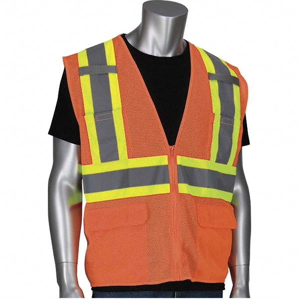PIP 302-MVZT-OR/S High Visibility Vest  Small, General Purpose Vest,  ANSI Class 2