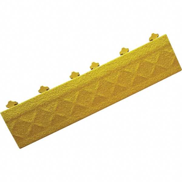 Ergo Advantage AG4-Y Anti-Fatigue Modular Tile Mat Dry & Wet Environment, 18" Length, 4" Wide, 1" Thick, Yellow