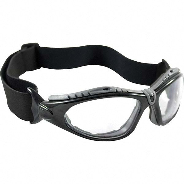 Bouton 250-50-0520 Safety Glasses Anti-Fog & Scratch-Resistant, Polycarbonate, Clear Lenses, Full-Framed