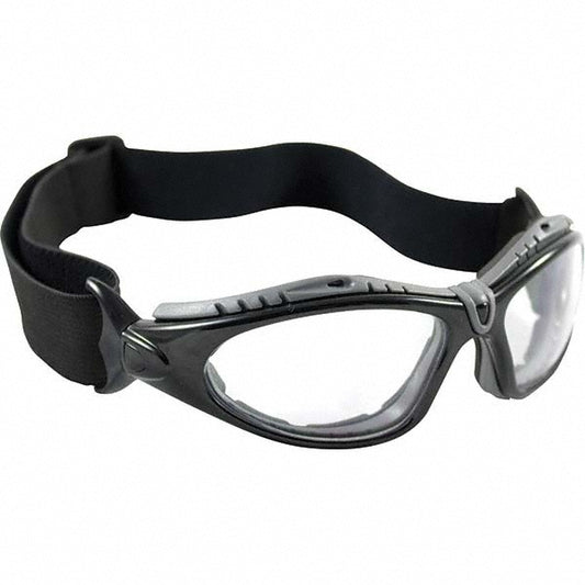 Bouton 250-50-0520 Safety Glasses Anti-Fog & Scratch-Resistant, Polycarbonate, Clear Lenses, Full-Framed