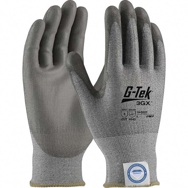 PIP 19-D327/S Cut, Puncture & Abrasion-Resistant Gloves G-Tek® 3GX® 19-D327, Size Small, ANSI Cut A3, ANSI Puncture 2, Polyurethane, Dyneema Diamond