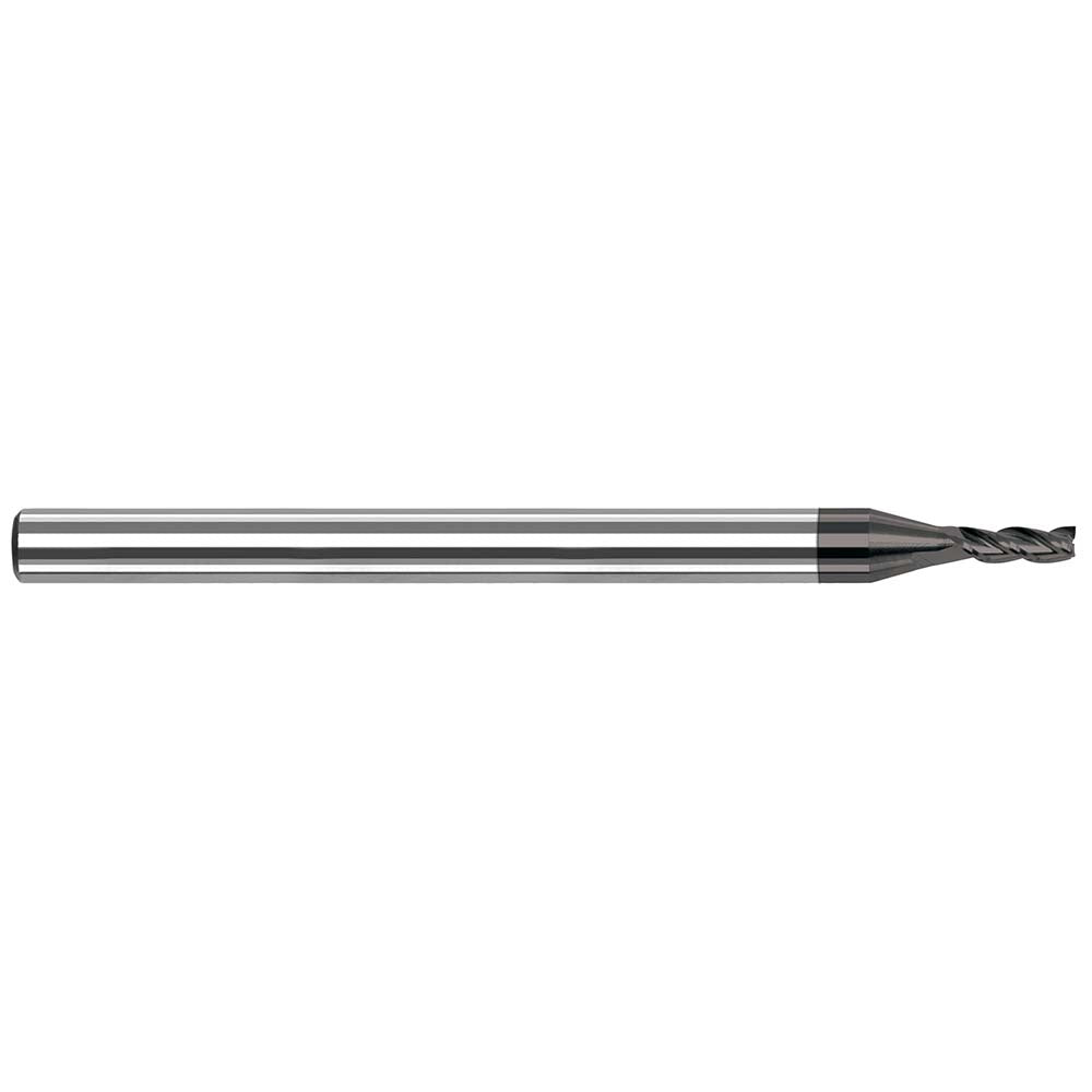 Harvey Tool 942260-C4 Square End Mill 0.0600" Dia, 0.1800" LOC, 3 Flute, Solid Carbide