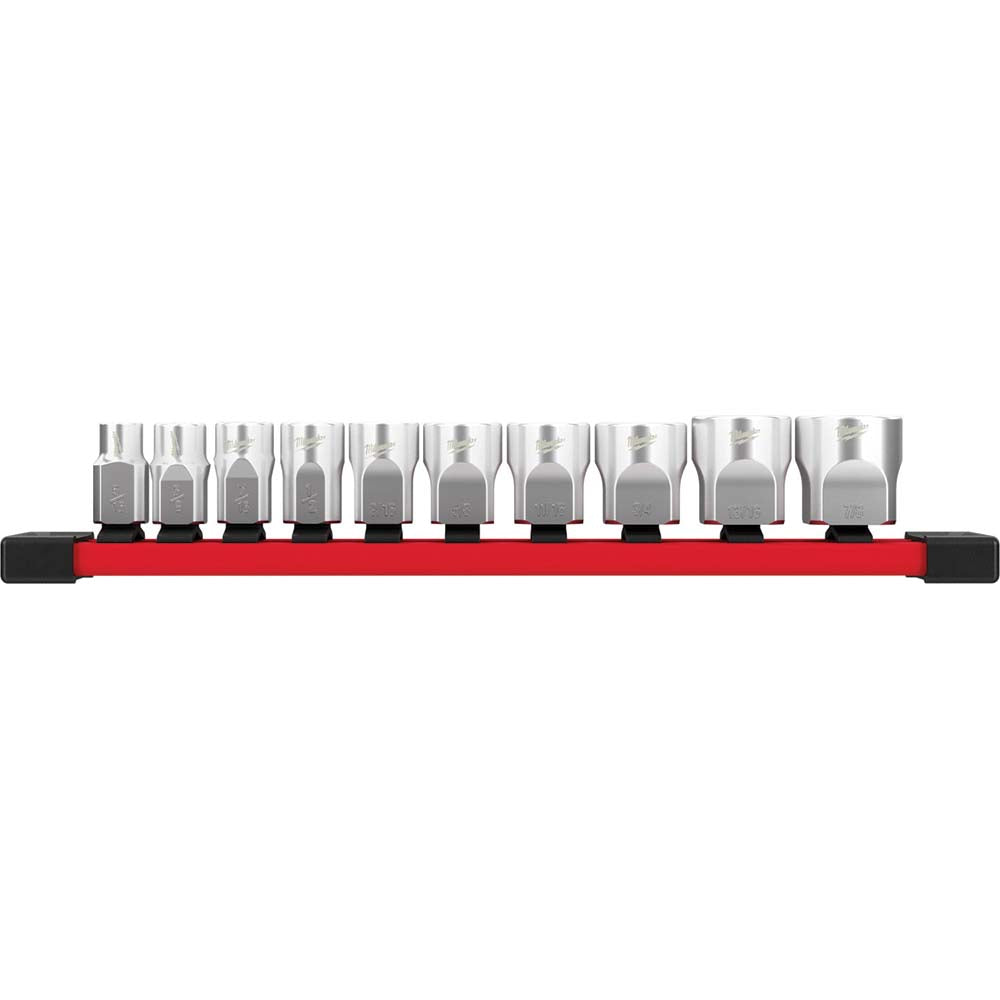 Milwaukee Tool 48-22-9403 Socket Set 10 Pc