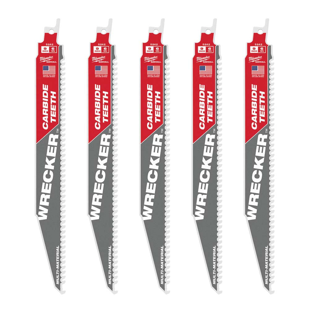 Milwaukee Tool 48-00-5542 Reciprocating Saw Blade Solid Carbide