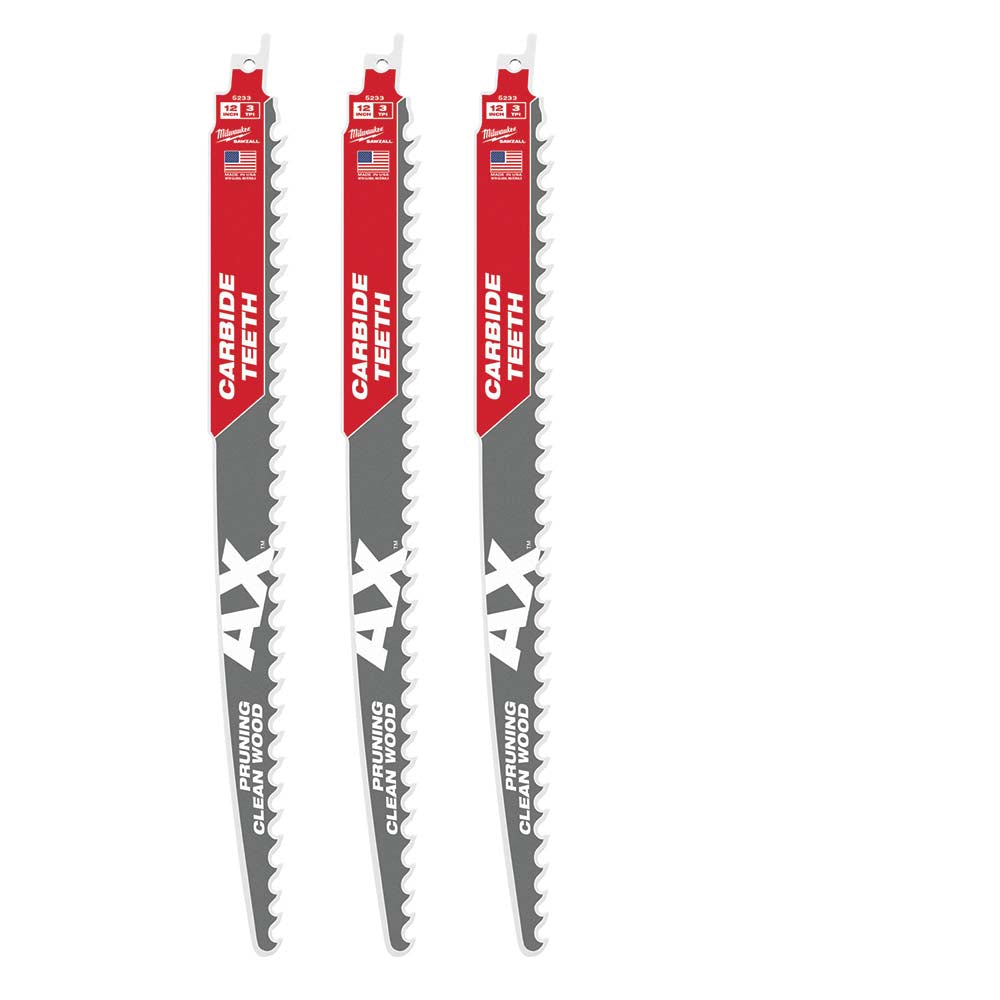Milwaukee Tool 48-00-5333 Reciprocating Saw Blade Solid Carbide