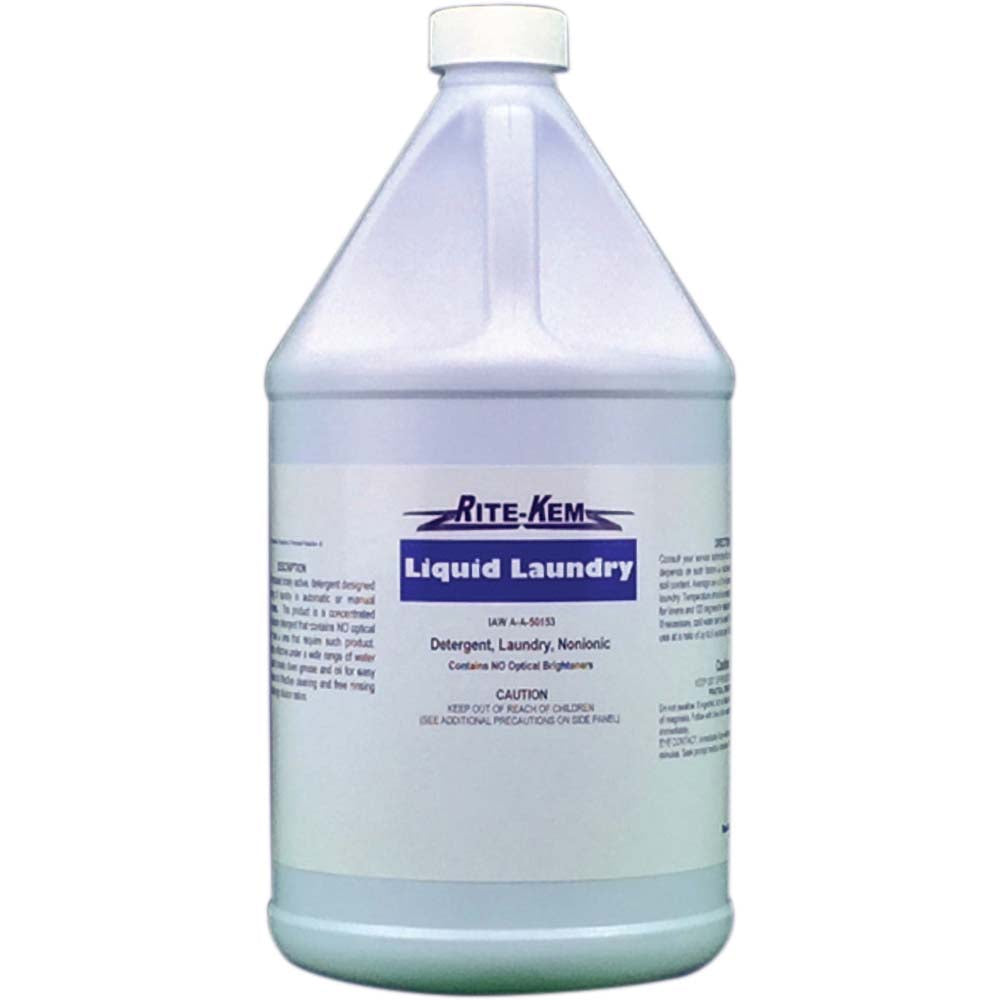 Rite-Kem LIQ-LAUN-01 Laundry Detergent Liquid Concentrate
