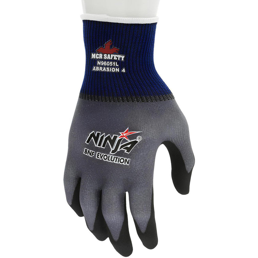 MCR Safety N96051XL Work Gloves MCR Safety N96051, Size X-Large, Nitrile-Coated Puncture Resistant