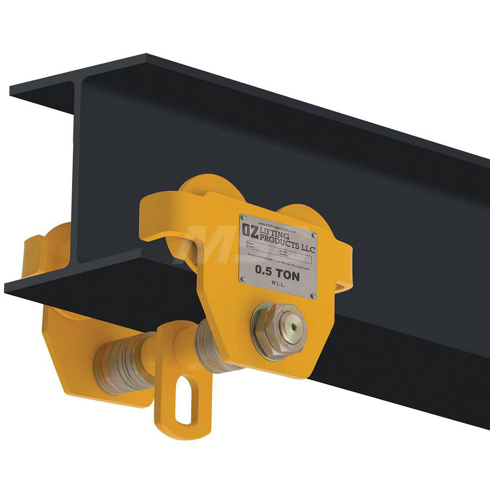 OZ Lifting Products OZ05PBT Trolleys Type Beam  Maximum Flange Width 8 (Inch) Maximum Flange Width (Decimal Inch) 8.0000  Minimum Flange Width (Decimal Inch) 2.5200  Minimum Radius (Inch) 2.9500  Flange Width (Inch) 2.52 to 8