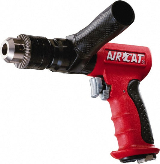 AIRCAT 4450 Air Drill 1/2" Keyed & Keyless Chuck, Reversible