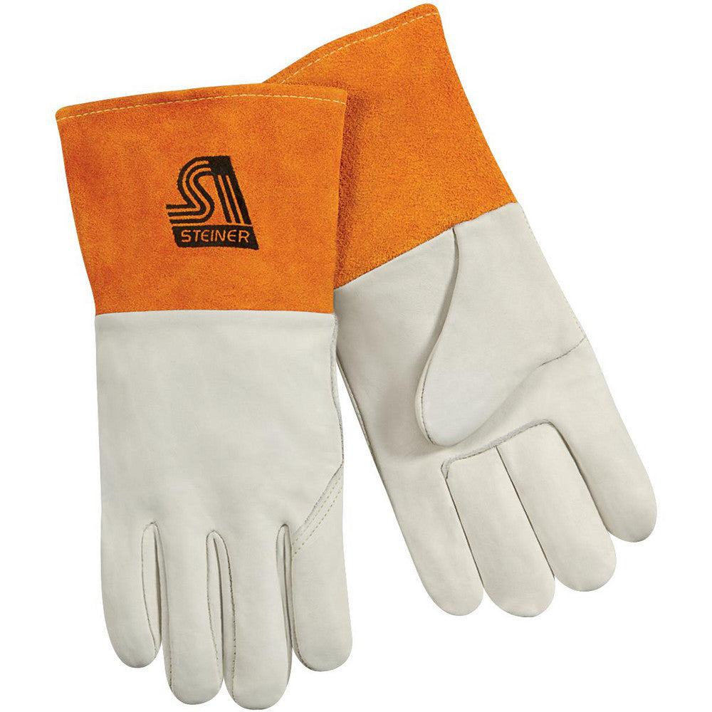 Steiner 0217-2X Welding Gloves Size 2X-Large, Cowhide Leather, MIG Welding Application