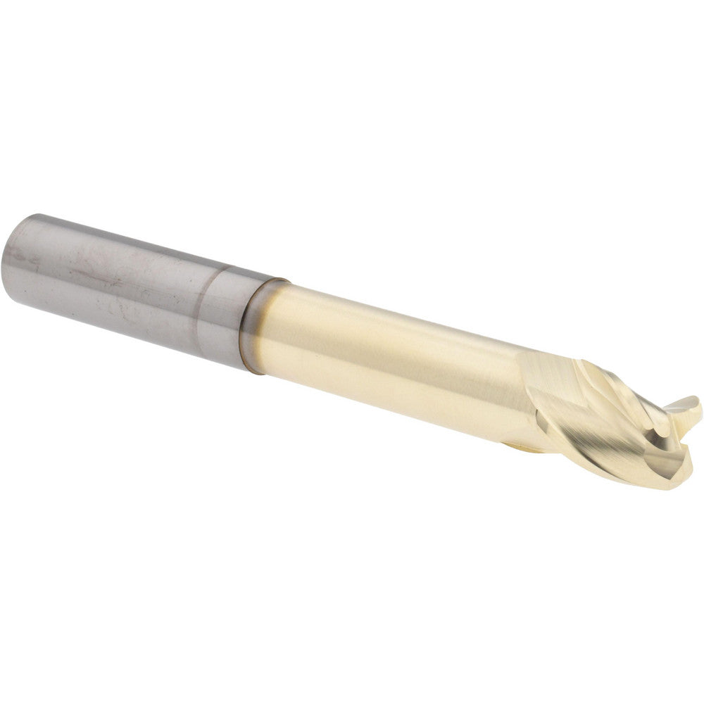 Accupro 315546 Corner Radius End Mill 1/2" Dia, 5/8" LOC, 37 deg Helix, Corner Radius End, Centercutting