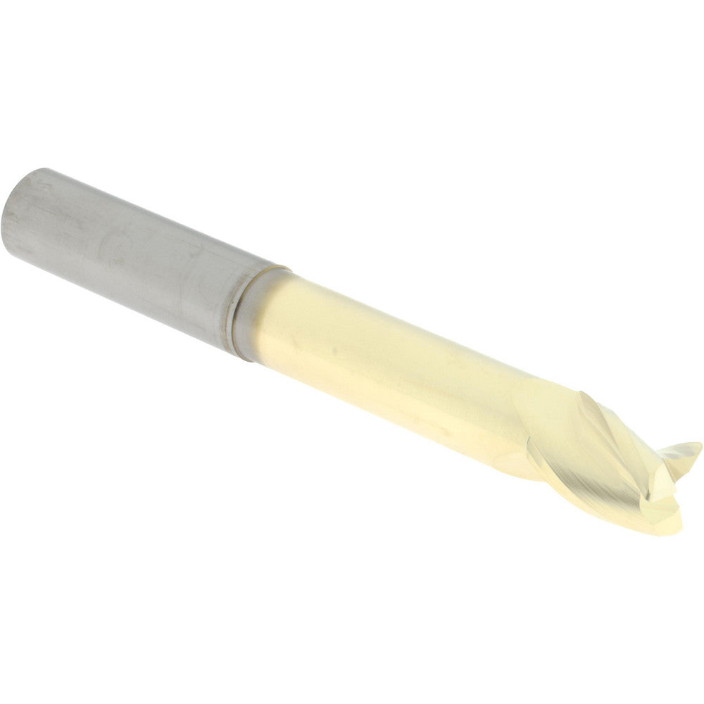 Accupro 315537 Corner Radius End Mill 1/2" Dia, 5/8" LOC, 37 deg Helix, Corner Radius End, Centercutting