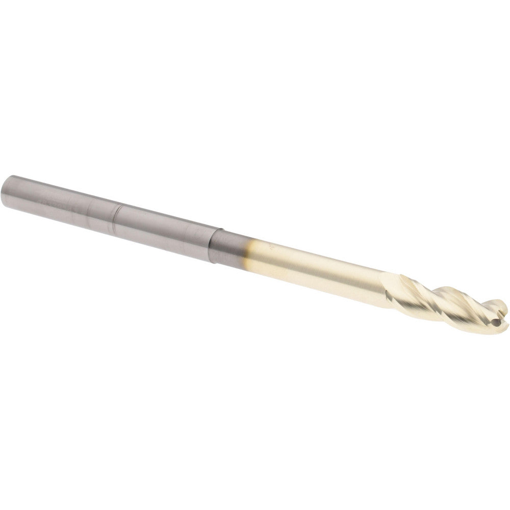 Accupro 315433 Corner Radius End Mill 1/4" Dia, 3/4" LOC, 37 deg Helix, Corner Radius End, Centercutting