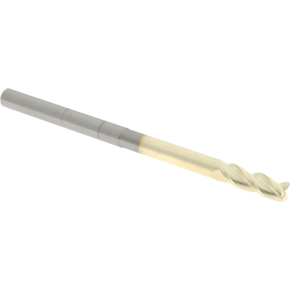 Accupro 315427 Corner Radius End Mill 1/4" Dia, 3/4" LOC, 37 deg Helix, Corner Radius End, Centercutting