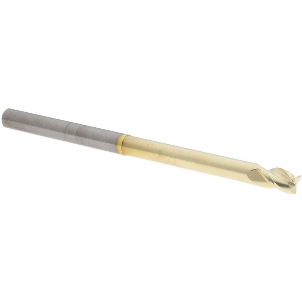 Accupro 315413 Corner Radius End Mill 1/4" Dia, 3/8" LOC, 37 deg Helix, Corner Radius End, Centercutting