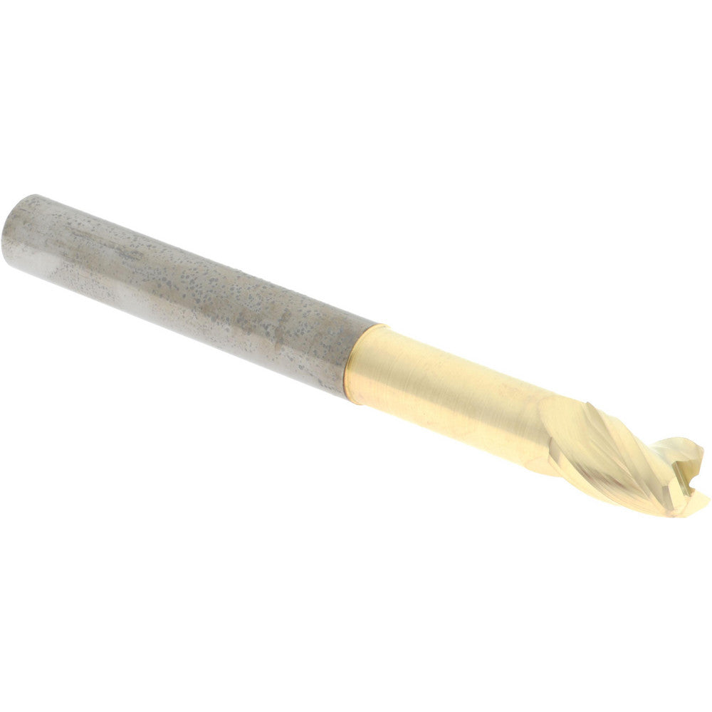 Accupro 315394 Corner Radius End Mill 1/4" Dia, 3/8" LOC, 37 deg Helix, Corner Radius End, Centercutting