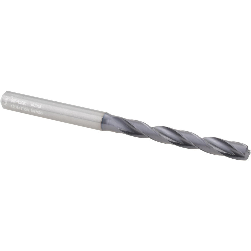 Kennametal 1975006 Jobber Length Drill Bit 5.20 mm (0.2047) Dia, 140 deg, Solid Carbide