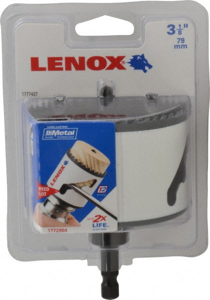 Lenox 1772964 Hole Saw 3-1/8" Saw Dia, 1-1/2" Cut Depth