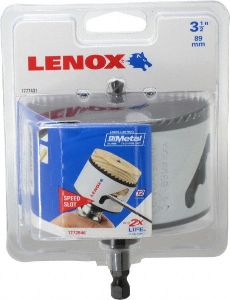 Lenox 1772946 Hole Saw 3-1/2" Saw Dia, 1-1/2" Cut Depth