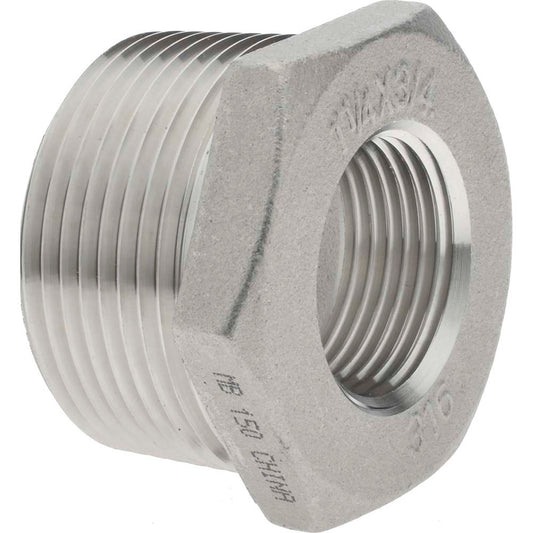 Merit Brass K614-2012 Pipe Bushing 1-1/4 x 3/4", 316 Stainless Steel