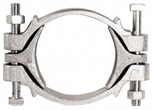 Dixon Valve & Coupling 550 Double Bolt Clamp Plated Iron