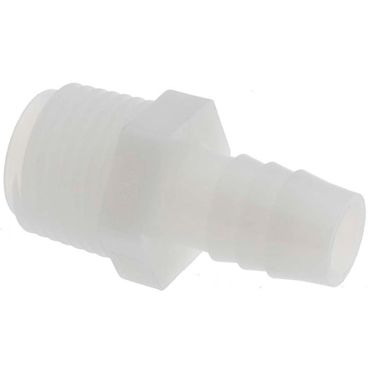 NewAge Industries 5000625 Barbed Tube Connector 1/2" Barbs, 1/2" NPT