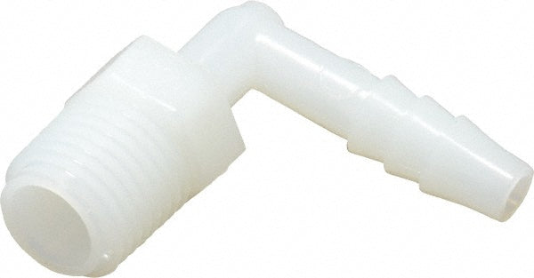 NewAge Industries 5003390 Barbed Tube Elbow 1/4" Barbs, 1/4" NPT