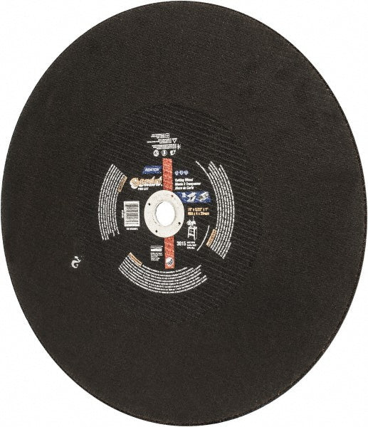 Norton 66253410185 Cut-Off Wheel 18" Dia, 5/32" Thick, 1" Hole, Aluminum Oxide