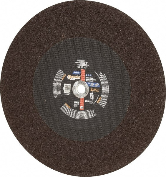 Norton 69078609033 Cut-Off Wheel 20" Dia, 3/16" Thick, 1" Hole, Aluminum Oxide