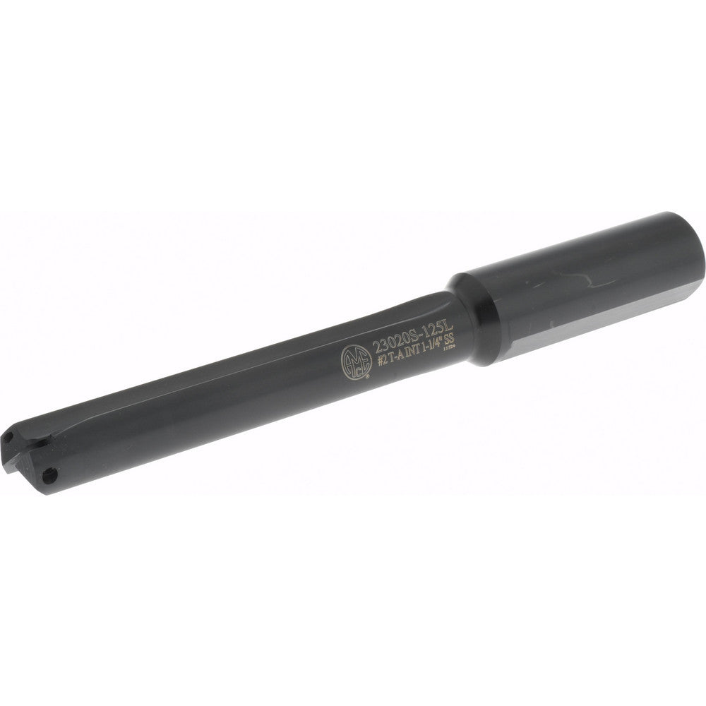 Allied Machine and Engineering 23020S-125L Indexable Spade Drill 31/32 to 1-3/8" Dia, 5-3/8" Max Depth, Straight Flute