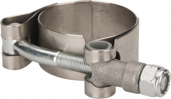 Campbell Fittings 30050-0150-051 T-Bolt Band Clamp 1.34 to 1.56" Hose, 3/4" Wide, Stainless Steel