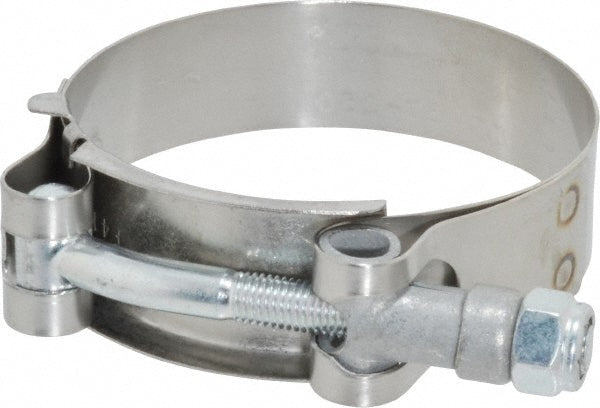 Campbell Fittings 30050-0256-051 T-Bolt Band Clamp 2.33 to 2.62" Hose, 3/4" Wide, Stainless Steel