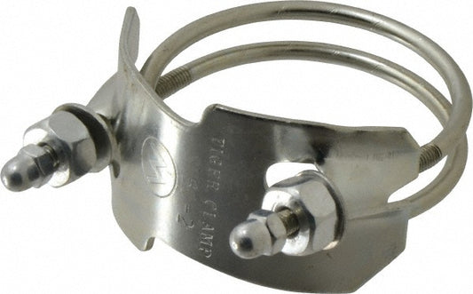 Kuriyama of America SDBC-2 Single Bolt Clamp & Spiral Double Bolt Hose Clamp 2" Hose, Plated Steel