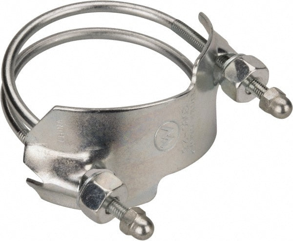 Kuriyama of America SDBC-2.5 Single Bolt Clamp & Spiral Double Bolt Hose Clamp 2.5" Hose, Plated Steel