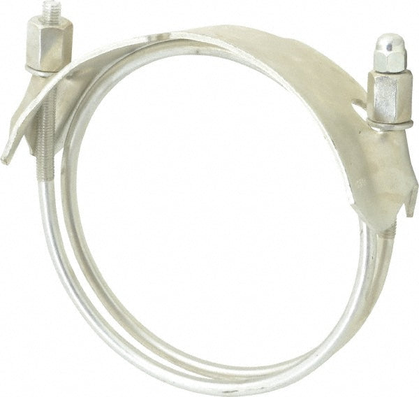 Kuriyama of America SDBC-5 Single Bolt Clamp & Spiral Double Bolt Hose Clamp 5" Hose, Plated Steel