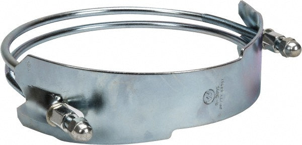 Kuriyama of America SDBC-8 Single Bolt Clamp & Spiral Double Bolt Hose Clamp 8" Hose, Plated Steel